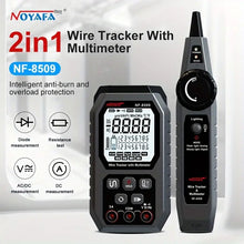 NOYAFA NF8509 TDR Network Cable Tester With Multimeter Tester, RJ45/RJ45 Network Cable Tester, RJ11/CAT5/CAT6-NCV Anti-burning AC And DC Voltmeter, POE Network