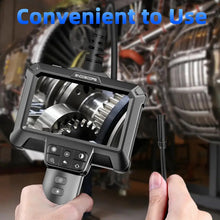 Endoscope Camera with Light - IP67 Waterproof Borescope Camera with 8 Adjustable LED Lights | 4.3" LCD Screen Borescope | HD 1080P Inspection Camera Scope Camera with 16.5ft Semi-Rigid Cord