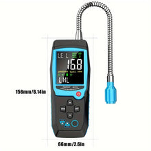 Aicevoos Digital Combustible Gas Leak Detector Flammable Gas Methane Natural Gas Tester Sound Light Alarm Meter Leak Location Determine