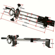 Manual Horizontal Screw Test Stand 500N/50KG with Push-pull Force Meter Gauge