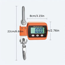 Heavy Duty Portable Crane Scale - Accurate Digital Hanging Scale with LCD Backlight & Industrial Hook for Easy Weighing and Lifting
