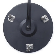 12" Car Convex Mirror Acrylic Adjustable Inspection Mirror LED Lamp Flashlight