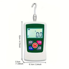 500N Digital Force Gauge High-Precision Push-Pull Meter for Tension & Compression Testing (N, kg, lb, oz) Real-Time/Peak/First Peak Modes Ideal for Quality Control & Material Testing