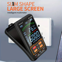 Aicevoos Smart Digital Multimeter True RMS Auto-Ranging Voltmeter Electrical Professional Tester Measures DC/AC Voltage Current Capacitance Resistance Continuity Duty-Cycle Temperature Frequency