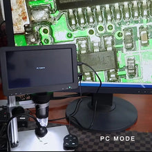 1200X Usb Digital Microscope With Camera And Video Record Function 7 Inch Screen Industrial Coin Magnifier For Jewellery Inspection Watch PCB Repair Soldering Diy 1080p Pc View With Adjustable LED Lights Wired Remote Control