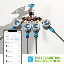 RAINPOINT Sprinkler Timer Outdoor, Wireless Hose Timer To 60meters/195 foot Connect Range Auto Irrigation Water Timer for Garden Hose, Faucet Timer for Lawn Yard