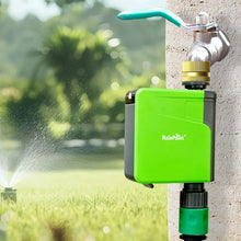 RainPoint Smart Watering Wireless Hose Timer, App Control Water Timer For Garden Hose With Lrrigation & Interval Mode, Up To 6 Watering Plans One Zone Garden Irrigation Timer (HTV107B)