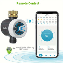 RAINPOINT Sprinkler Timer Outdoor, Wireless Hose Timer To 60meters/195 foot Connect Range Auto Irrigation Water Timer for Garden Hose, Faucet Timer for Lawn Yard
