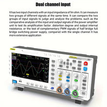 FNIRSI-1014D Desktop Oscilloscope, 2 In 1 Digital Oscilloscope DDS Signal Generator, 7 Inch TFT LCD Display Screen, Dual Channel Input, Capture Output Signal Function, 100MHz* 2 Ana-log Bandwidth, 1GSa/s Sampling Rate, 1GB Storage Space