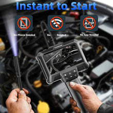 Endoscope Camera with Light - IP67 Waterproof Borescope Camera with 8 Adjustable LED Lights | 4.3" LCD Screen Borescope | HD 1080P Inspection Camera Scope Camera with 16.5ft Semi-Rigid Cord