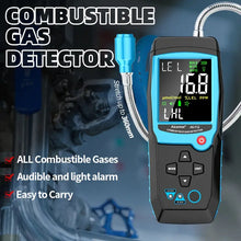 Aicevoos Digital Combustible Gas Leak Detector Flammable Gas Methane Natural Gas Tester Sound Light Alarm Meter Leak Location Determine