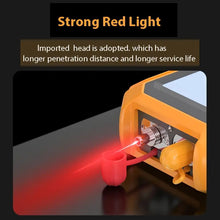 4 In 1 Optical Power Meter Network Cable Tester, Fiber Tester, 20km VFL, Visual Fault Locator Fiber Optic Tester OPM Red Light Pen Mini Optical Fiber Pen (20km VFL, Li-Battery, Include FC To LC Adapter)