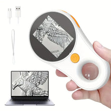 500X Digital Handheld Microscope - Portable Super Macro Lens For Maintenance, Welding, And Scientific Research, With LED Lighting And Adjustable Focus, Compatible With Windows Vista/XP/7/8/10/11 (Available In White Or Black)