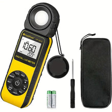 HOLDPEAK Digital Light Meter, Digital Illuminometer/Light Meter With 1-300, 000 Lux (1-30, 000 FC) Measuring Ranges And 270° Rotated Sensor For LED Lights And Plants Lumen Meter, HP-881E