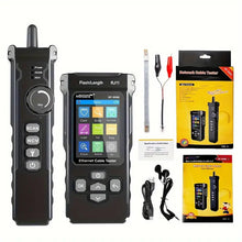 NOYAFA, NF-8506 Network Cable Tester With IP Scanner, TDR CAT5 CAT6 Ethernet Cable Tester, PoE PingTest, Network Speed Test, Port Flashing, Network Tester Cable Toner For RJ11 RJ45 Ethernet LAN