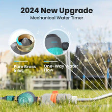 RAINPOINT 2-Pack Mechanical Sprinkler Timer With Brass Swivel, Water Timer For Garden Hose, Hose Timer For Watering 1 Outlet, No Batteries Required (MT101)