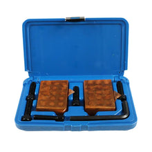 1 x 2 x 3 Matched Ultra Accuracy Parallel Blocks Set, 23-Hole 0.0001 Inch Alloy Steel, 123 Parallel Block Set with Screws and Hex Key