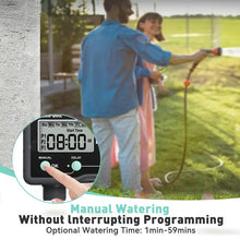 RAINPOINT Sprinkler Timer, Hose Timer with 3 Individual Programs, Water Timer for Garden Hose Faucet, Programmable Automatic/Manual Irrigation System, for Specific Days or Daily Outdoor Lawn Watering