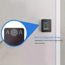 1pc 6 In 1 Air Quality Monitor CO2 CO Meter PM2.5 PM10 HCHO TVOC, LCD Display Gas Detector CO2 Sensor Analyzer