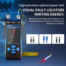 NOYAFA NF-8508 Network Cable Tester with Optical Power Meter VFL, RJ11 RJ45/PoE Tester/CAT5 CAT6/length Measurement, Telephone line Trace Meter with Headset, Network Tools