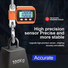 Heavy Duty Portable Crane Scale - Accurate Digital Hanging Scale with LCD Backlight & Industrial Hook for Easy Weighing and Lifting