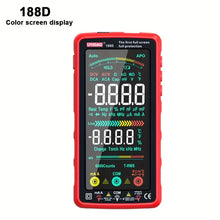 1pc Digital Multimeter Tester Auto-Ranging TRMS 6000 Counts Voltmeter Smart Rechargeable Meter Measures AC/DC Current, NCV, Voltage, Ohm, Amp, Resistance, Diodes, Countinuity, Capacitance, Temperature