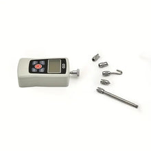 GYD Digital Force Gauge with Multiple Attachments - Battery Powered, Plastic & Metal Construction, No Battery Included - Ideal for Construction, Mechanic & Manufacturing Applications - White