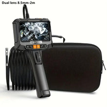 1pc, 5 Inches IPS Screen 360degree Two-Way 8.5mm Industrial Endoscope Dual/Single Lens Endoscope Camera, Auto Repair Plumbing House Auxiliary