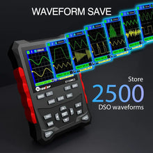 TOOLTOP ET120MC2 120MHz Portable Smart Oscilloscope Dual Channel 500MSa/S Oscilloscope Data Storage For Home Appliance Repair