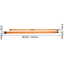 VEVOR Load Height Measuring Stick, 20' Sturdy Fiberglass Truck Height Stick with Adjustable Pole, Non-conductive Truck Height Measuring Stick with Carrying Bag, Height Stick for Trucks, Car Haulers