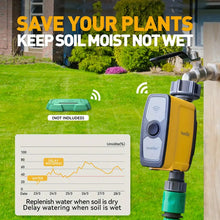 RAINPOINT Sprinkler Timer WiFi Water Timer, Smart Hose Timer, WiFi Sprinkler Controller Automatic Watering System Irrigation Water Valve, APP & Voice Control, Weather-based Auto Rain Delay, For Garden Watering