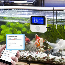 Tuya WiFi (2.4GHz) Temperature And Humidity Sensor LCD Display Smart Life APP Remote Monitoring Temperature And Humidity Meter Beeping Alarm USB Charging For Indoor Fish Tank Warehouse Coldroom Electronic Digital Display Thermometer Hygrometer