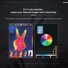 Mobile Phone Thermal Camera, 120×90 IR Multifunctional External Thermal Imager, 25Hz Refresh Rate 10, 800 Pixels With Video Recording & Shooting, For Electrical/ Mechanical Maintenance (iOS)