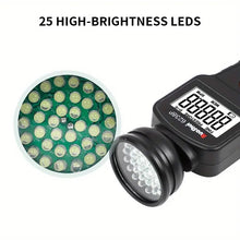 6238P Digital Stroboscope Tachometer LCD Non-Contact Flash Photoelectric Revolution Meter 60-40000 RPM Speedmeter Tester