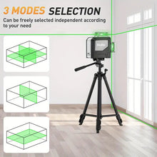 SAVSEC 8 Lines Green Beam Cross Line Laser Level 360 Self-Leveling Horizontal and Vertical