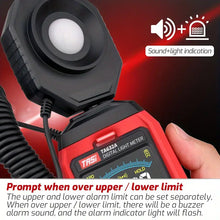 Digital Lux Meter with Color Screen, High Accuracy Illuminance Measuring Tool for LED Lighting and More, Professional Grade Digital Light Meter with Data Storage and Transfer to compter