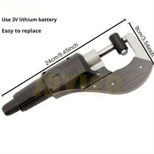High precision digital display outer diameter micrometer 0-25mm professional imperial/metric measurement tool, spiral micrometer digital display micrometer measuring instrument, resolution thickness gauge