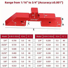 Router Table Setup Bars Setup Blocks Woodworking Aluminum Precision Set Up Block Height Gauge Set for Router Table Saw and Angle Measure Set up (14PCS)