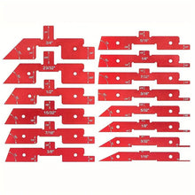 Router Table Setup Bars Setup Blocks Woodworking Aluminum Precision Set Up Block Height Gauge Set for Router Table Saw and Angle Measure Set up (14PCS)