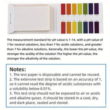 50 Pack pH.1-14 Test Paper Extensive Test Paper Litmus Test Paper 80 Strips/pack pH Test with Storage Case for Saliva Urine Water Soil Testing Pet Food and Diet pH Monitoring