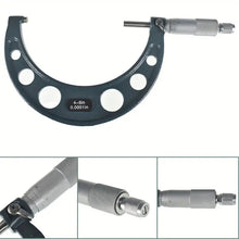 0-6" Outside Micrometer Set (0-1", 1-2", 2-3", 3-4", 4-5", 5-6"), 0.0001" Accurate Carbide Ratchet Handle Precision Machinist Tool Set with Carbide Tip
