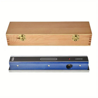 12 Inch Professional Precision Level with Box, 0.0002/10 Inch Accuracy Strip Level for Checking the Work of Machinists Toolmakers