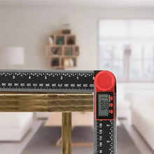 2 pack Protractors Digital Display Angle Level Ruler Goniometer Angle Finder Inclinometer75 90 Degree Measuring Gauging Carpenter Tools(Color:200mm)