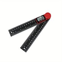 2 pack Protractors Digital Display Angle Level Ruler Goniometer Angle Finder Inclinometer75 90 Degree Measuring Gauging Carpenter Tools(Color:200mm)