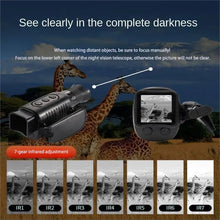 R7 Night Vision Goggles, Digital Night Vision Monocular 1080p Infrared Monocular For Hunting, Camping, Travel, Surveillance, Included Battery
