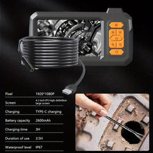 2/5/10/15m 1080P HD Industrial Endoscope Borescope LCD 4.3inch 8mm Inspection Snake Camera