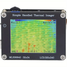 Thermal Imager, 2in Thermal Camera with LCD Display 320x240, 100 Images Storage, USB C Rechargeable Thermal Imaging Camera for Temperature Anomalies, Home, Industrial