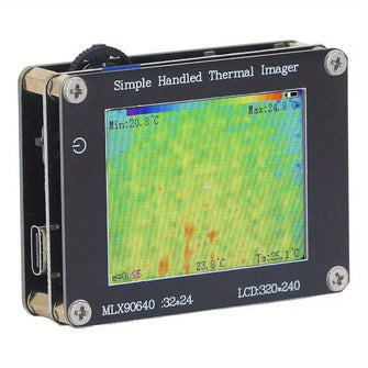 Thermal Imager Camera, Pocket IR Thermal Imaging Camera with 2in LCD Screen, -4°F~752°F High Accuracy Non Contact Infrared Camera for Temperature Detection