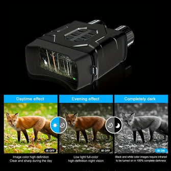 850nm Infrared Night Vision Goggles Hunting Binoculars 10X Zoom IR Record Camera