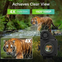 4x Optical Digital Magnification; 850nm Infrared Night Vision Telescope Night Vision Instrument Light Night Vision Instrument Night Hunting Outdoor Camping Fishing Rechargeable Battery And 32GB Memory Card